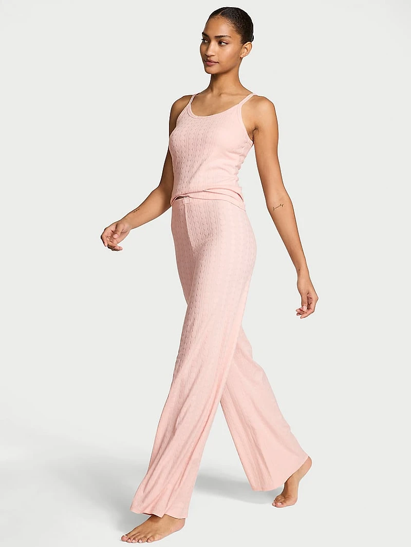 Heart Pointelle Cami & Pants Set