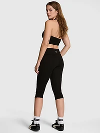 Cotton Foldover Capri Leggings