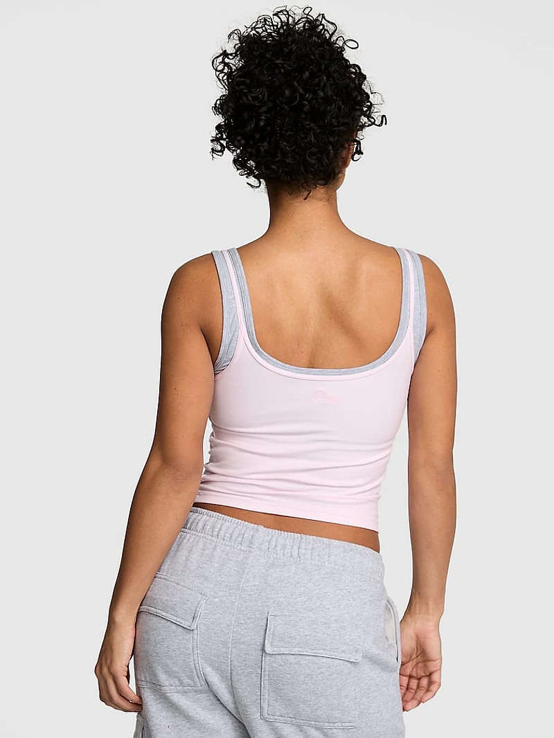 All-Day Cotton™ Double Up Tank