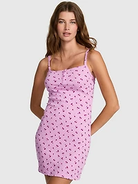 Pointelle Slip Dress