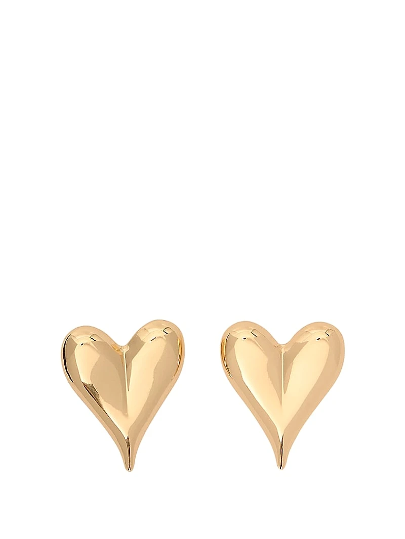 Puffed Heart Earrings