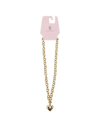 Puffed Heart Pendant Necklace