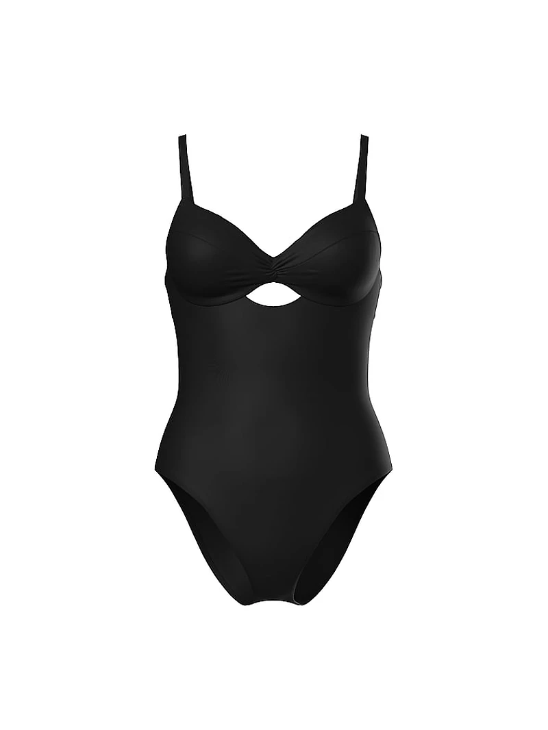 Twist Push-Up One-Piece Swimsuit