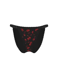 Wink Lace-Trim String Bikini Panty