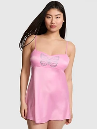 GRWPINK™ Satin Slip Dress