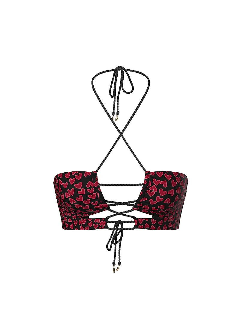 Twist Rope Convertible Bandeau Bikini Top