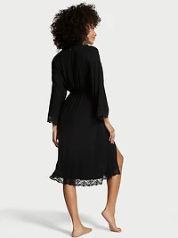 SoSoft™ Modal Lace-Trim Robe