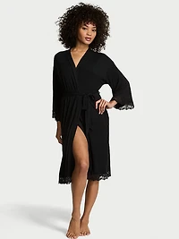 SoSoft™ Modal Lace-Trim Robe