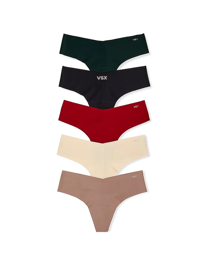 7-Pack No-Show Thong Panties