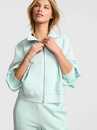 Campus Terry™ Mock-Neck Full-Zip Sweatshirt