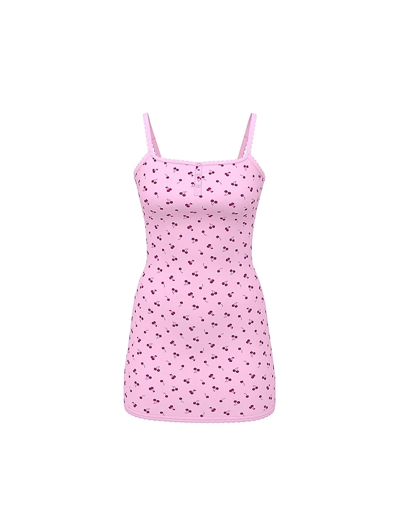 Pointelle Slip Dress