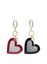 Key to Your Heart Bag Charm Keychain Gift Set