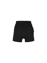 Relay Mesh Overlay 3” Bun Shorts