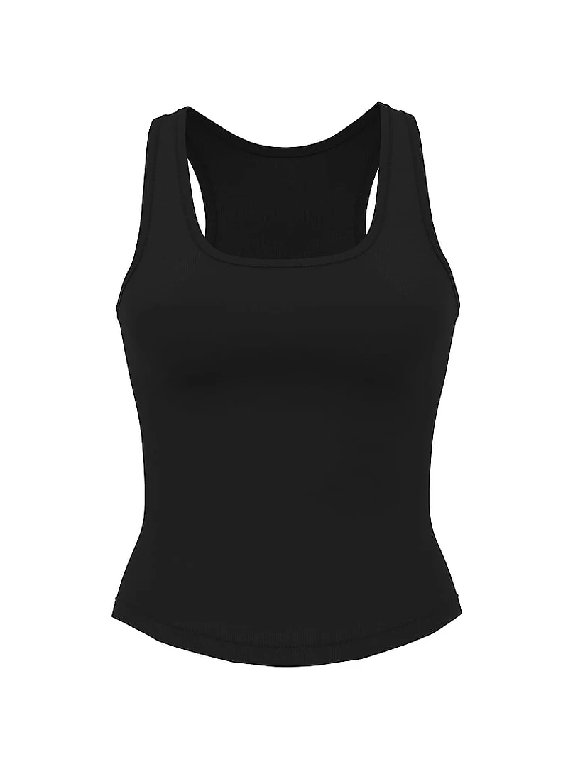 Relaxed Rib Boyfriend Tank Top