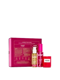 3-Piece Wild Rose Amber Gift Set ft. Exclusive Body Care Minis and Crushed Candle