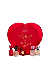 5-Piece Fragrance Discovery Gift Set including Tease Sugar Fleur and Heart-Shaped Box 