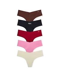 4-Pack No-Show Thong Panties