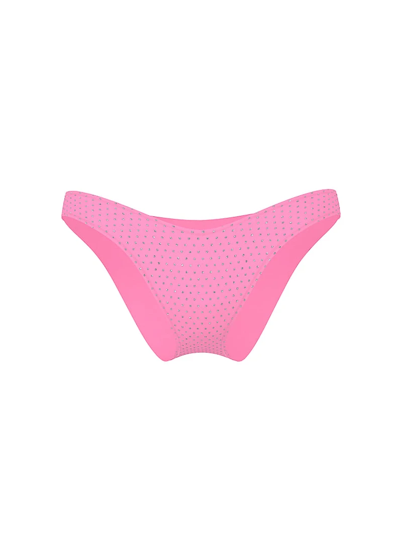 Essential Diamanté Brazilian Bikini Bottom
