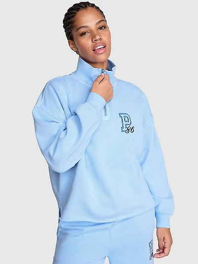 Campus Fleece™ Quarter-Zip Straight-Cut Sweatshirt