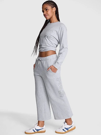 Campus Fleece™ Cropped Wide-Leg Sweatpants
