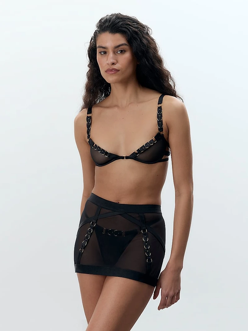 Suri Open-Back Skirt