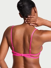Rose Hardware Lace Strappy Open-Cup Demi Bra