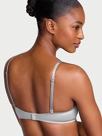 Bombshell Add-2-Cups Denim Rose Lace Push-Up Bra