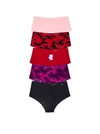 5-Pack No-Show Cheeky Panties