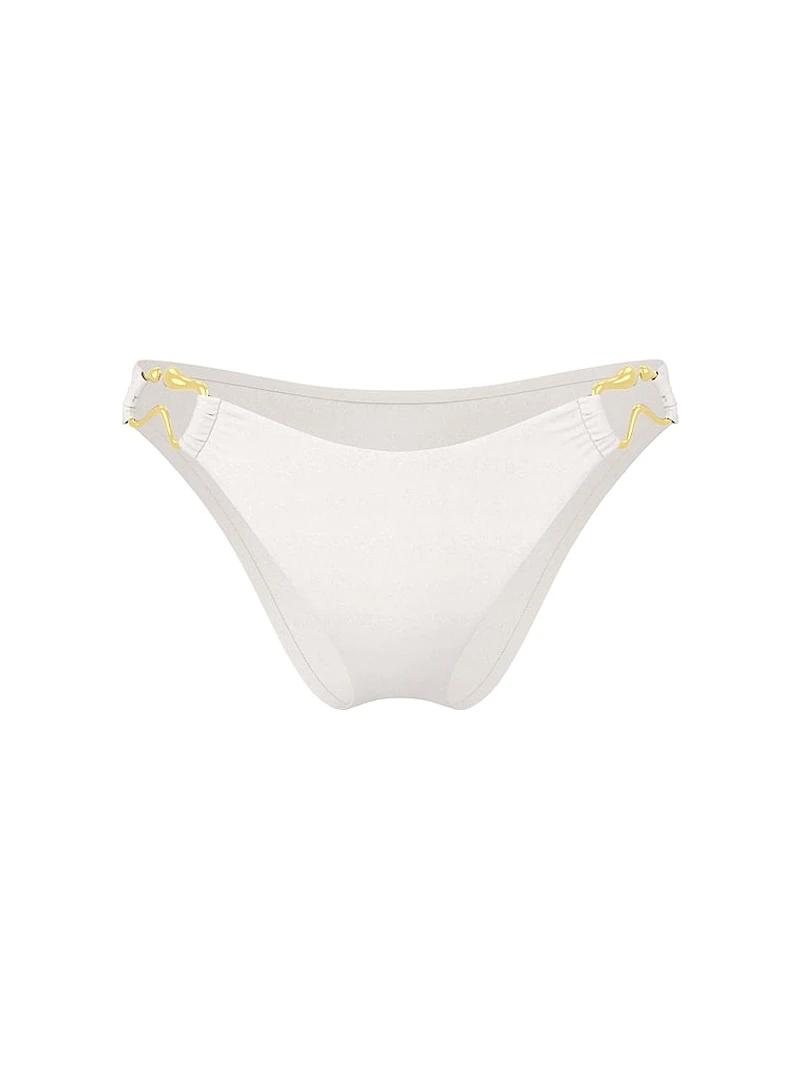 Organic Shape Rings Brazilian Bikini Bottom