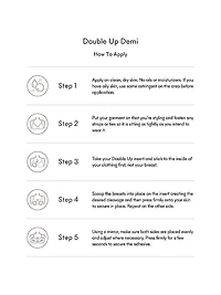 Reusable Double Up Demi Push-Up Pads