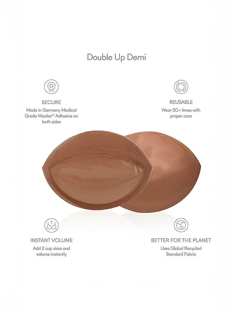 Reusable Double Up Demi Push-Up Pads