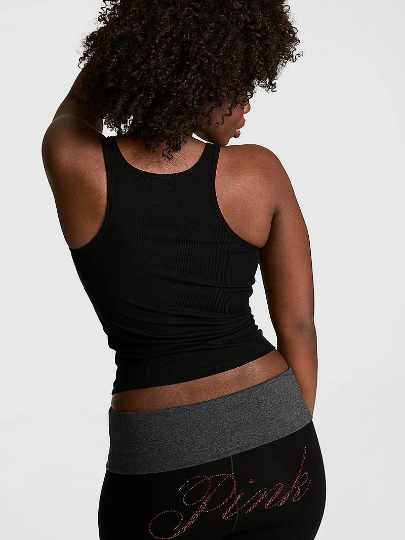 Relaxed Rib Boyfriend Tank Top