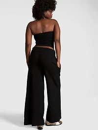 All-Day Cotton™ Foldover Wide-Leg Pants