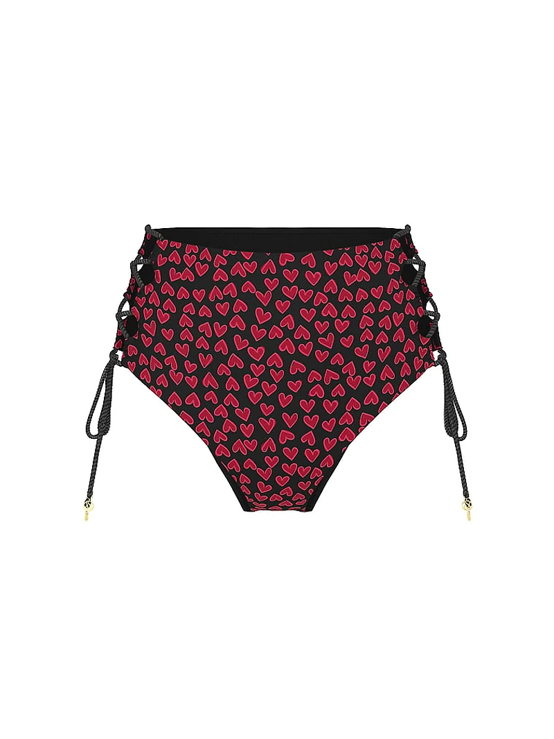 Twist Rope High-Waist Cheeky Bikini Bottom