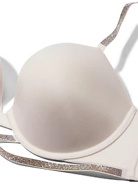 Shine Strap Smooth Push-Up Bra