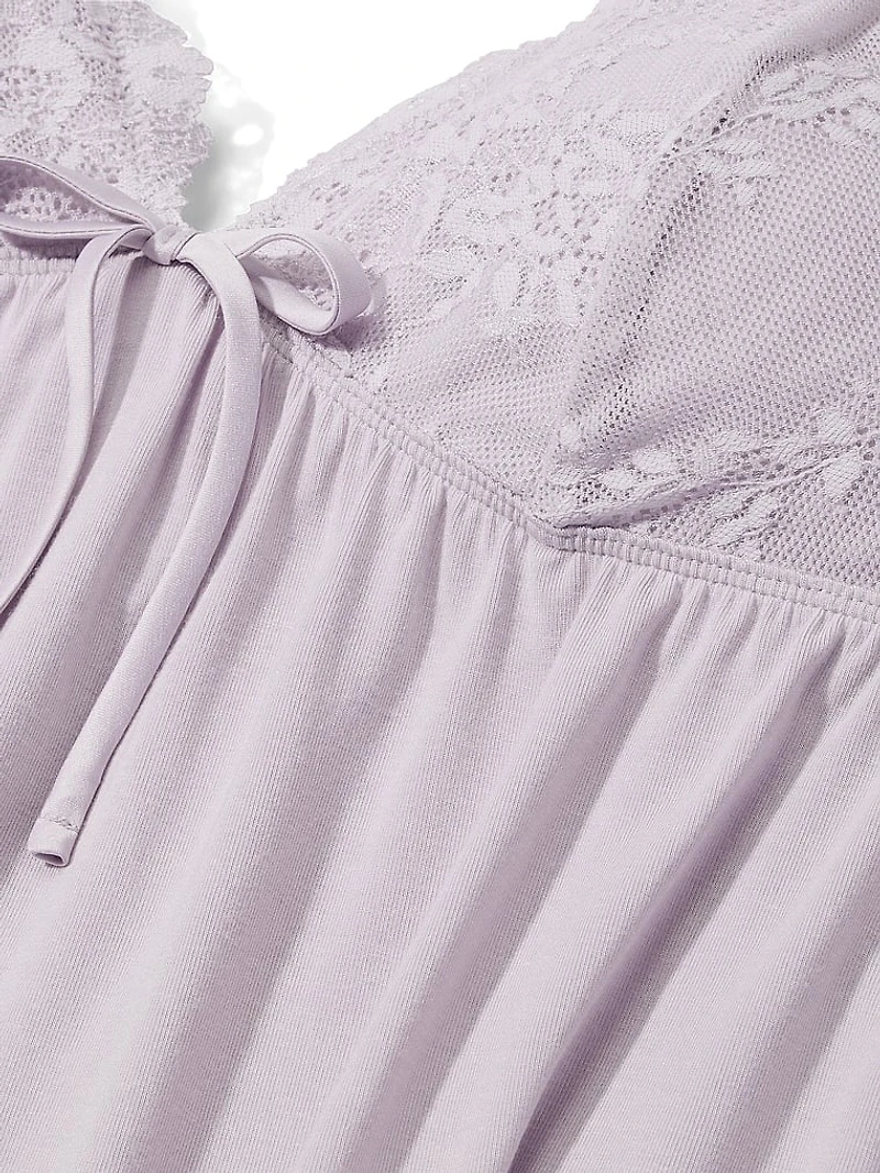 SoSoft™ Modal Lace-Trim Cami & Pants Set