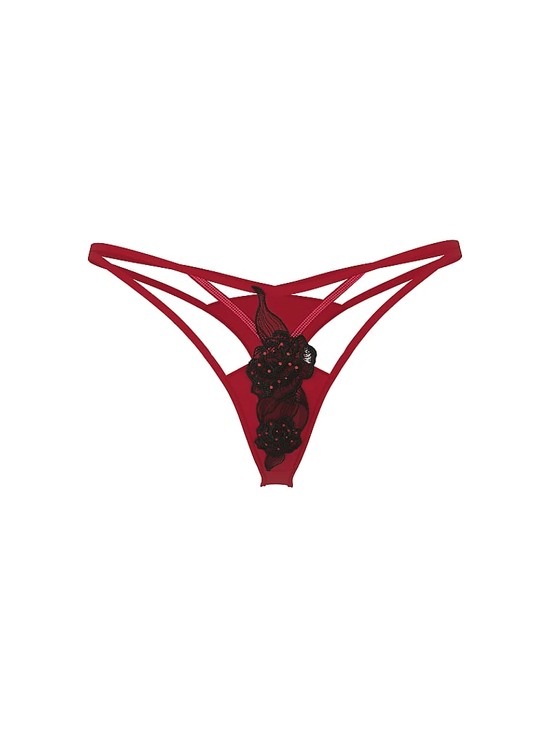 Scarlet Rose Shine Thong Panty