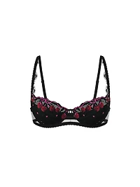Rose Lace Uplift Balconette Bra