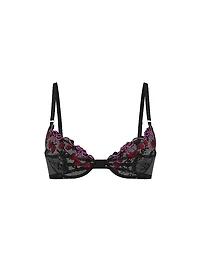 Smooth Lightly Lined Plunge Demi Bra