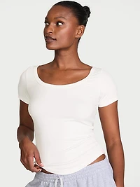 VS Iconic Rib Scoop Tee