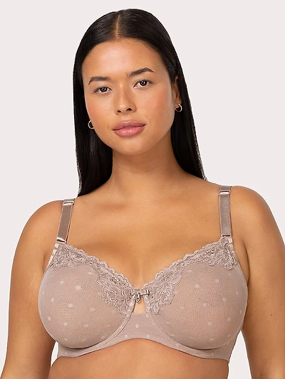 Sheer Whisper Unlined Underwire Bra