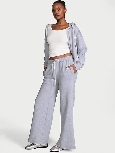 Effortless Fleece Wide-Leg Sweatpant