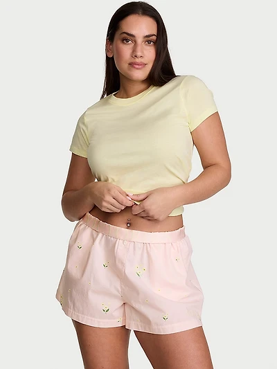 Mix & Match Sleep Heritage Cotton Pajama Shorts