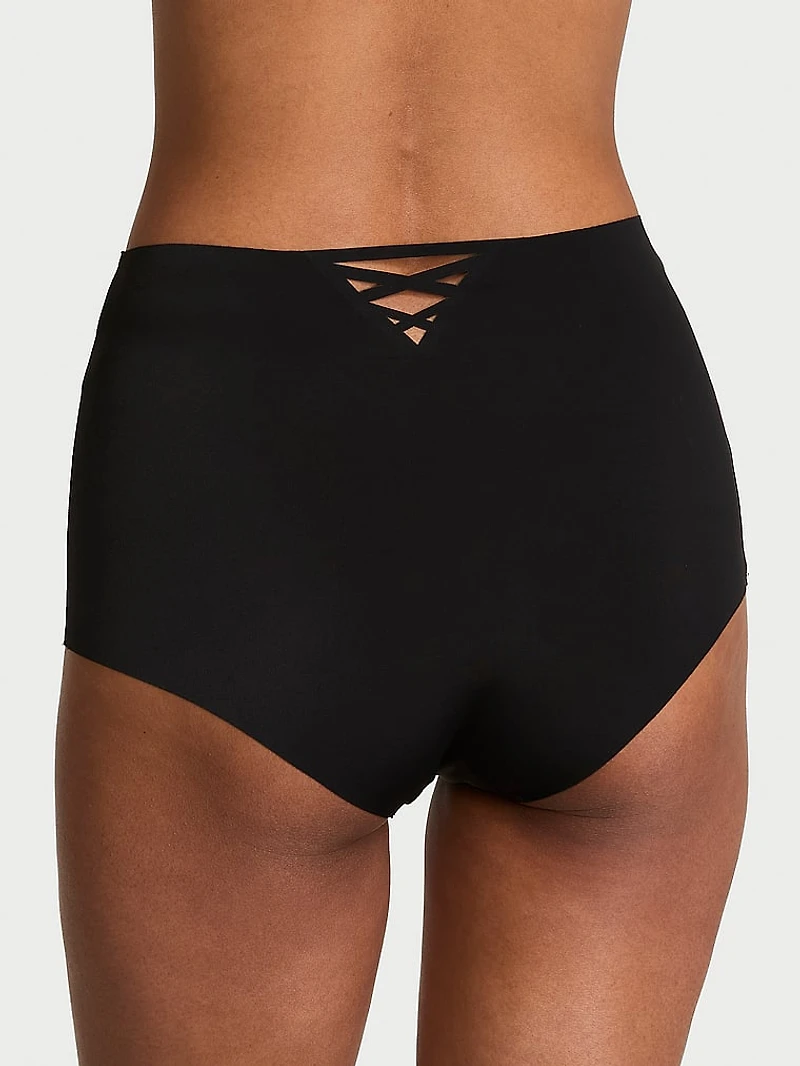 No-Show Leopard Lace Modern Brief Panty