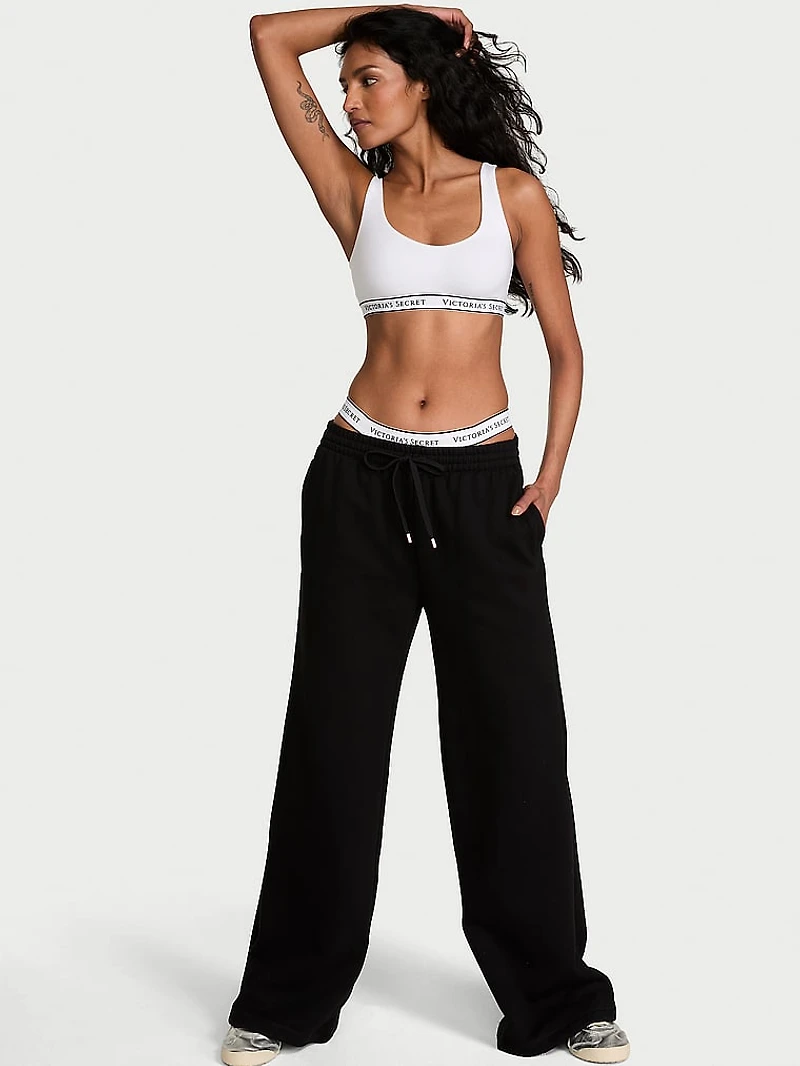 Effortless Fleece Wide-Leg Sweatpant