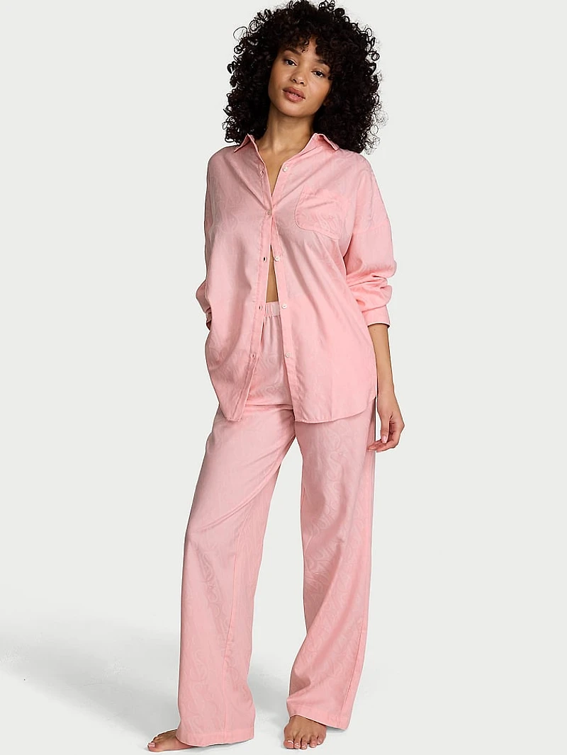 Modal-Cotton Long Pajama Set