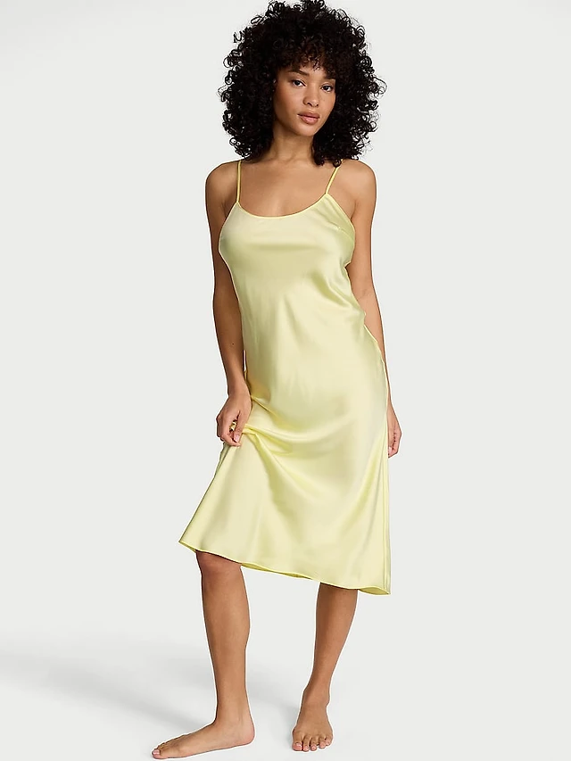 ae midi slip dress AE x Aerie DBL Take Midi Slip Dress