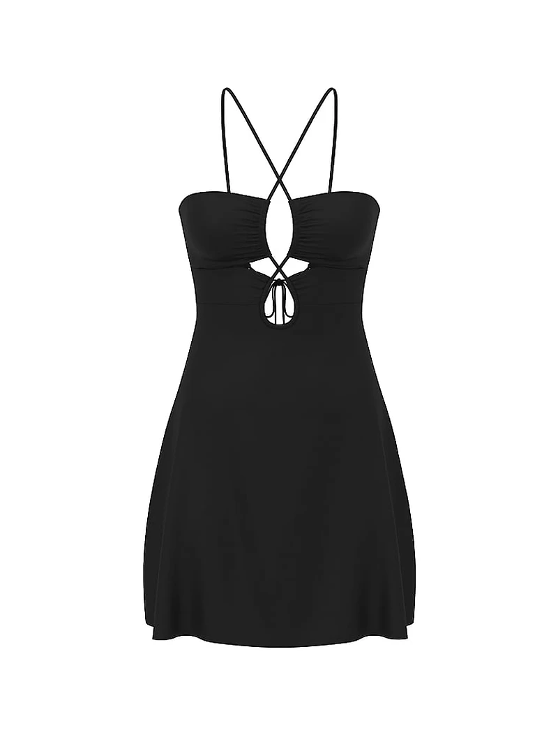 Beachwear Convertible Mini Dress