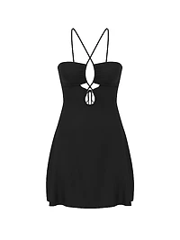 Beachwear Convertible Mini Dress