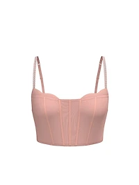 Twinkle Petal Heart Corset Top